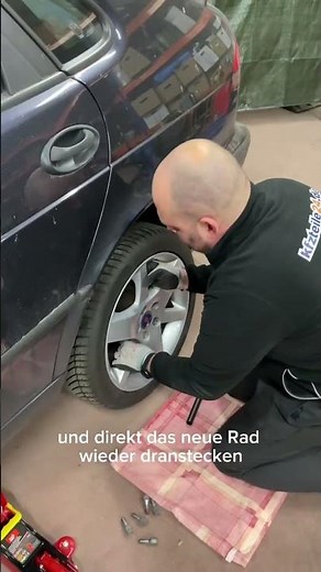 Is that possible? Changing a wheel in under 60 seconds. #shorts #diy #60seconds #car #kfzteile24 ...