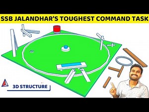 TOUGHEST COMMAND TASK IN SSB JALANDHAR | GTO using 3D Structures #nda #ssb #cds #afsb #army