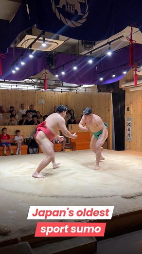 Book Asakusa Sumo Wrestler Show & Lunch Experience (Tokyo) 🤼 https://bit.ly/3VUsSg7 Become a sumo wrestler for a day in Asakusa! Watch a sumo bout, feast on a wrestler’s meal, and, if you’re brave enough, step into the ring to challenge a real rikishi! Who will win? 💪 Located in Asakusa, home to Tokyo's oldest temple, this one-of-a-kind experience at Asakusa Sumo Beya offers the perfect blend of food, culture, and fun. Begin with a Japanese dance performance while enjoying a wrestler-prepared