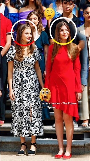 Everyone's Eyes on Princess Leonor - The Future Queen of Spain! 🇪🇸