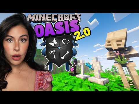 Archeology fossils & statues in Minecraft Oasis 2.0 | Stream 21