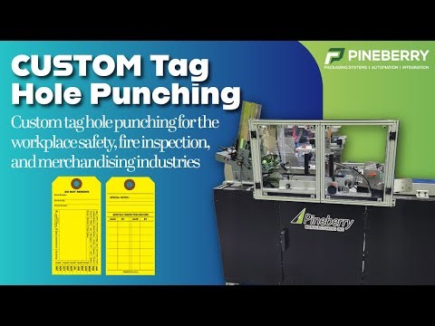 Custom Tag Hole Punching! Pineberry's Fiber Patch Tag System
