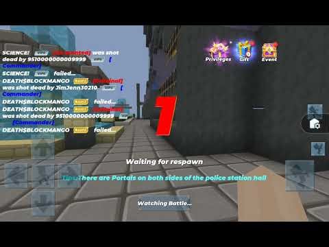 Farming cops in blockman go jailbreak first time