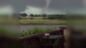 Video of the tornado that touched down near La Grange earlier this evening courtesy of Katie McCourt. | KVUE