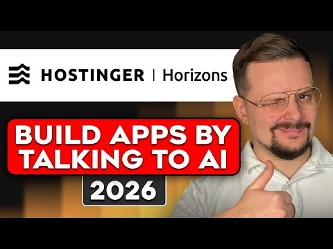 Hostinger Horizons - 2026 | How I Built an App by Talking to AI (Vibe Coding Step-by-Step)