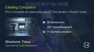 Catalog Conqueror achievement in Ghostwire: Tokyo