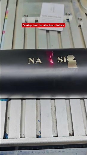 UV Laser Engraving on Aluminum Bottles