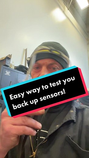 Easy way to test your back up sensors! #mechaniclife #oktirestalbert #mechanictips #backupsensor #diag #mechanicsoftiktok