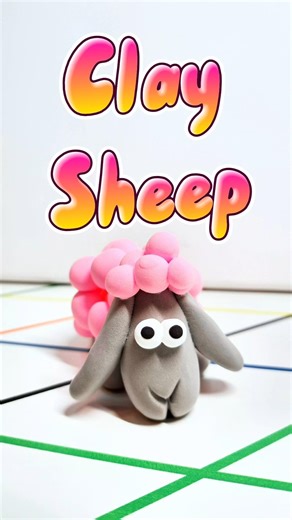 🐑 Super Clay Sheep | Cute Clay Animal
