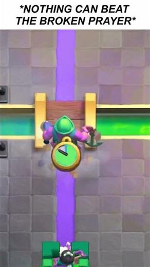 How pros use monk #clashroyale #supercell #funny