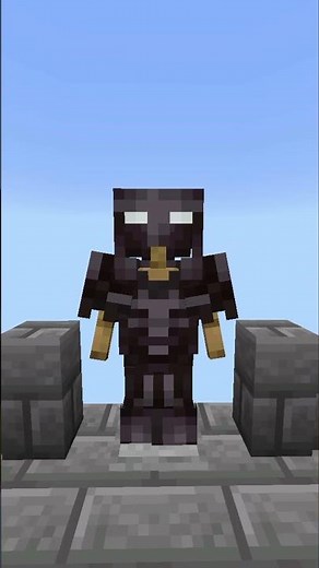 Minecraft Wither Armor Trim.. This Design Are Too OP 👌