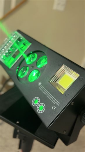 4-In-1 RGB Disco Party DJ Light #TikTokShop #tiktokshopcreatorpicks #mobiledj #stagelighting #partylights