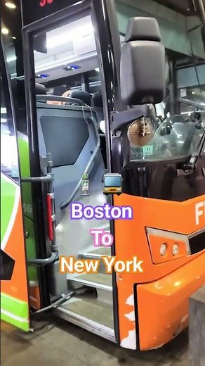 Boston to New York Bus