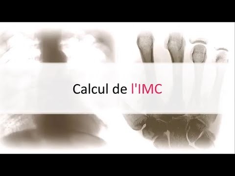 Comment calcul t'on l'IMC ( indice de masse corporelle ) ?