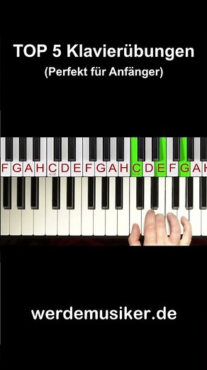 Die TOP 5 Klavierübungen für Anfänger - Teil 4