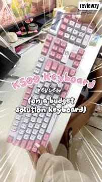 cutesy budget friendly keyboard #keyboard #review