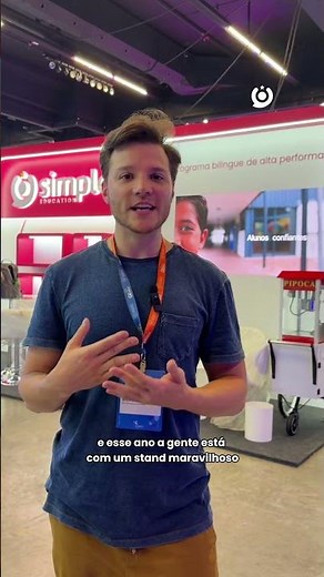 GEduc 2026: Acompanhamos a montagem do estande da Simple Education! Tudo pronto para receber vocês.