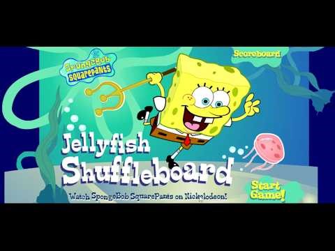 Disco das águas-vivas – Bob Esponja Calça Quadrada | Spongebob Squarepants Jellyfish Shuffleboard