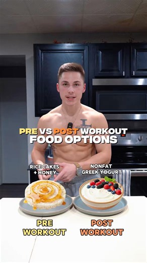 Pre vs post workout