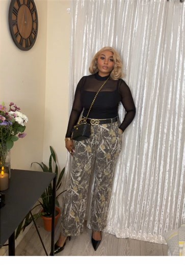 OOTD Get this Mesh Long Sleeve Top paired with the PinkyMoor Camo Pant. #camopantsoutfit #Mesh #spotlight #tiktokmadebuyit #endofyeardeals