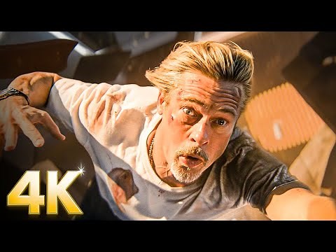The Train Crashes, the Fight Continues: Bullet Train’s Epic Finale | Bullet Train | CLIP ⚡ 4K