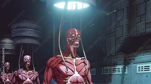 Zombie Laboratory. Animation On The Theme Of The Apocalypse, Technology, Horror And Films.