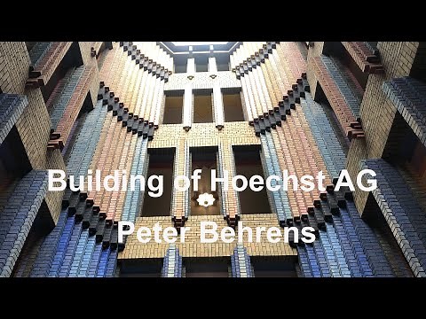 Building of Hoechst AG Peter Behrens in Frankfurt