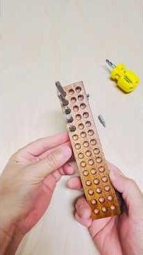 ✨ Hex Bit Chaos SOLVED! Building the Ultimate Mahogany Organizer ✨#howto #diy #woodworking