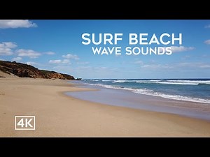 Surf Beach Waves (Loopable 4k Screensaver)