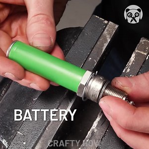 1.5M views · 1.4K reactions | Amazing DIY Battery Hacks & Crafts Thanks for watching! Please be aware that this video is for entertainment purposes only and techniques shown should not be attempted at home! | Crafty Panda How | Facebook