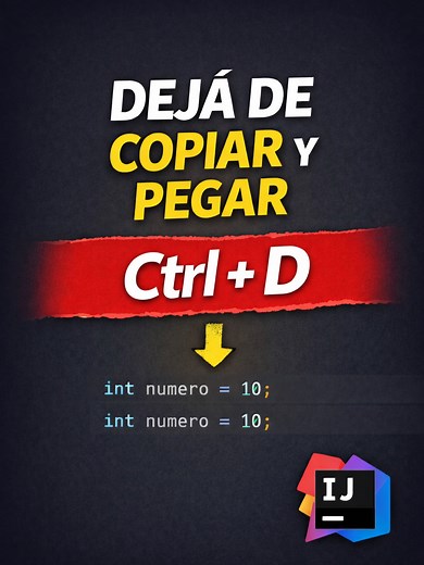 Cómo duplicar líneas de código en IntelliJ IDEA