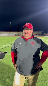 Hopewell-Loudon Coach speaks to the media following the win. Coach was happy he beat a Mac school and he was taking a group of kids to Canton | Scanner Media