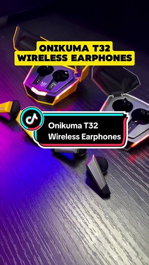 Onikuma T32 Wireless Earphones - High Bass and Free Bluetooth Headset
