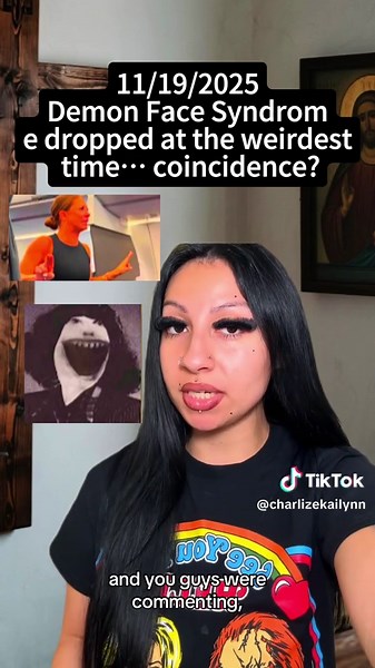 Demon Face Syndrome dropped at the weirdest time… coincidence? I don’t think so 👀 #scarystories #scarytiktoks #horrortok #fyp