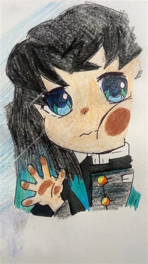 Muichiro Tokito Drawing #art #animestyle #anime #animeart #animedrawing #animedrawing #animesketch