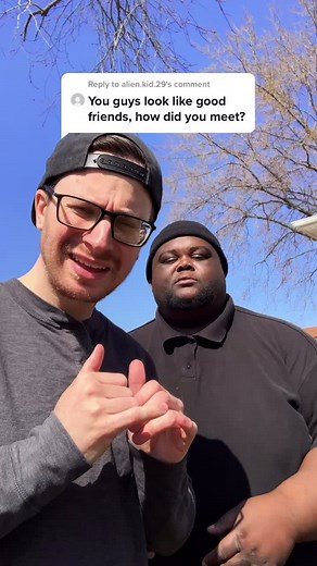 Reply to @alien.kid.29 many of you asked us how did we meet? #fyp #asl #deaf #bros