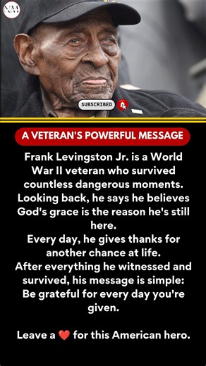 WWII Veteran Says God Gave Him Another Chance at Life