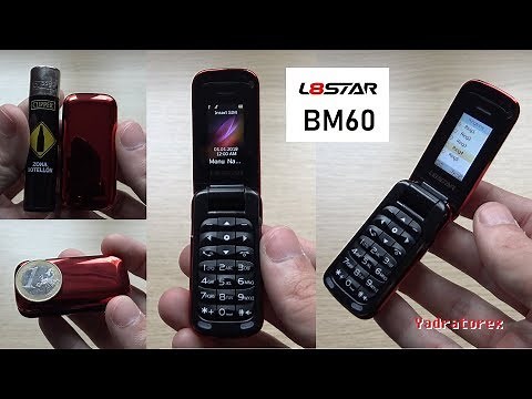 L8STAR BM60 Mini - Smallest flip music phone in the world (UNBOXING + REVIEW)