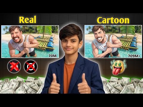 How to Convert YouTube Videos into Cartoon Videos | 3D-Animation Cartoon Video | Rakesh Tech Zone