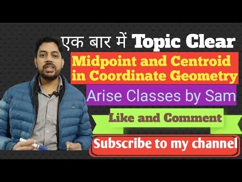 Midpoint and Centroid in Coordinate Geometry|| #maths #youtube