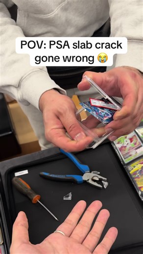 Avoid Cracking Slabs Incorrectly for Pokémon Cards