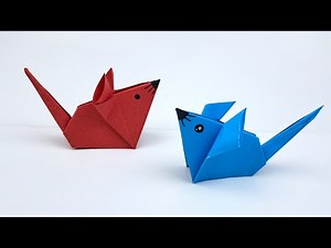 Origami Mouse - Easy Step by Step Tutorial