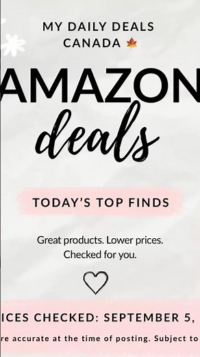 TODAY’S AMAZON CANADA DEALS 🇨🇦 #amazoncanada #canadadeals #dealscanada #shopping #amazon