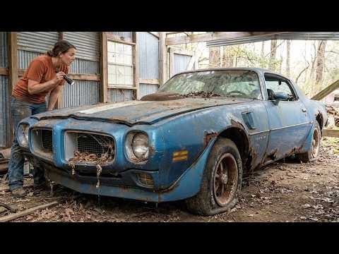 Abandoned 1972 Pontiac Trans Am 455 H.O. Restored After Decades | Full ASMR Restoration