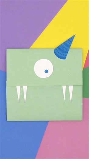 Create DIY monster birthday cards that are scary-cute and totally handmade! Using Crayola Construction Paper and your own creative touches, these cards will deliver monster-size smiles! | Crayola