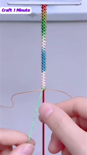 How to tie a five-color lucky bracelet #diy #crafts #bracelet