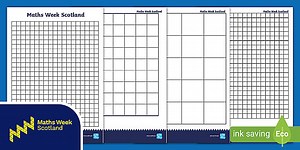Maths Week Scotland Squared Paper Worksheets