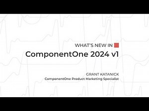 ComponentOne 2024 v1 Release Highlights