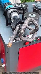 두꺼운 철근도 손쉽게 굽히는 전동 철근 절곡기 사용법 #worker #process #rebar #equipment #construction