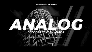 Premiere Pro Template: Analog Decoder Text Animator Presets I Pp SBV-347319104 - Storyblocks